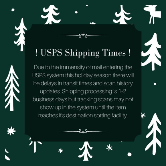 USPS SHIPPING TIME - Picture 1 of 1